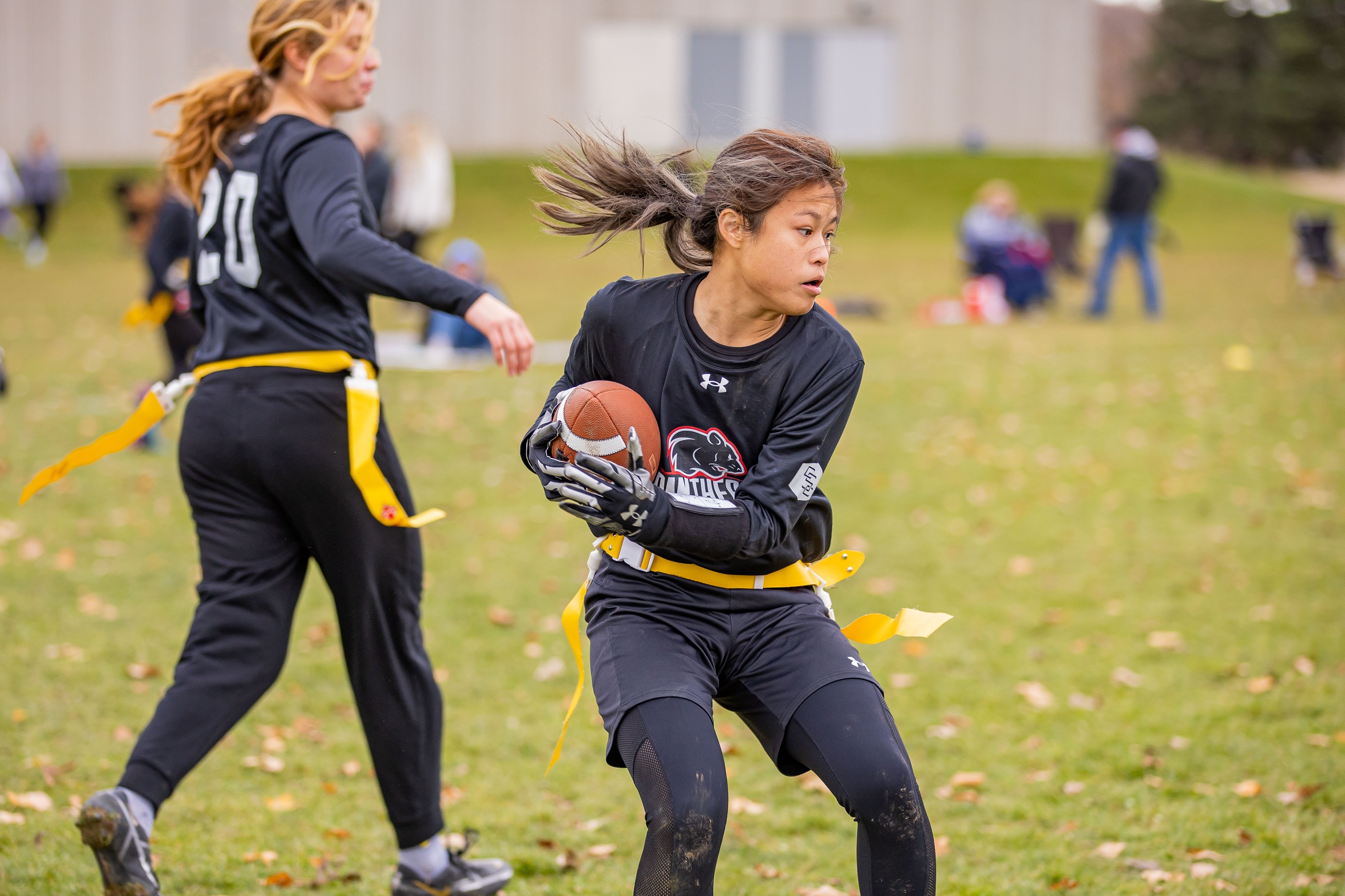 THE PANTHERS TACKLE WOMEN'S FLAG FOOTBALL IN ITS INAUGURAL SEASON